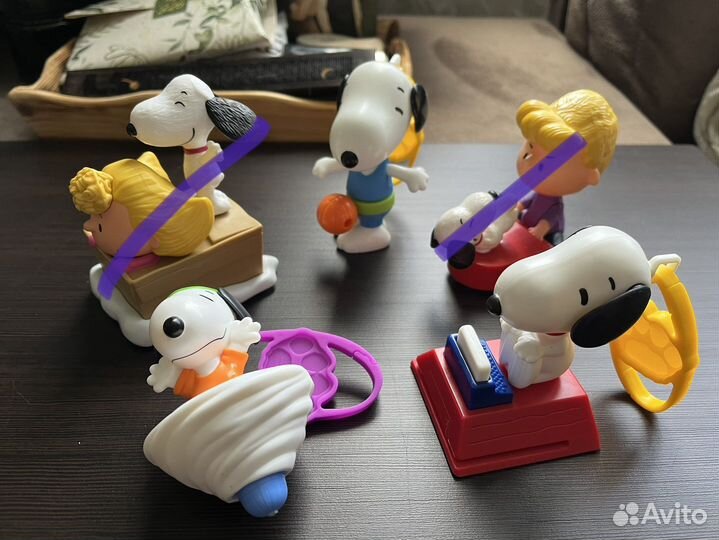 Игрушки макдональдс Снуппи