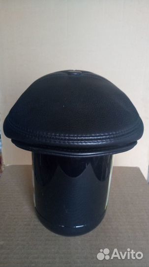 Кепка мужская кожа