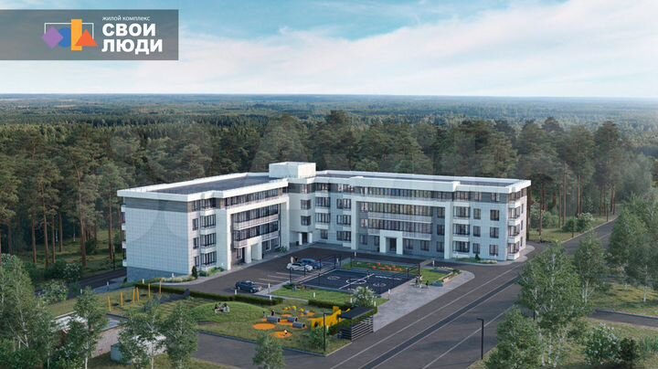 1-к. квартира, 33,4 м², 3/4 эт.