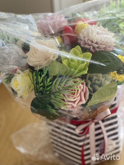 Букет цветов из мыла