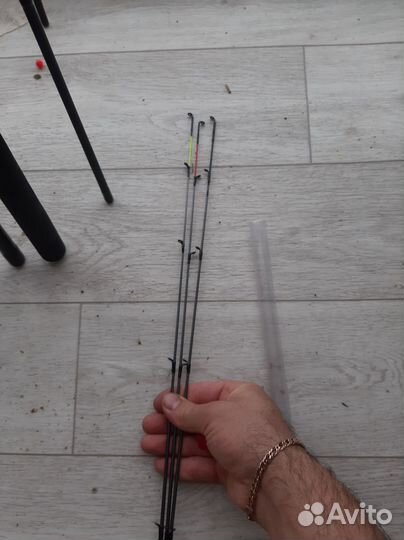 Фидерное удилище с катушкой