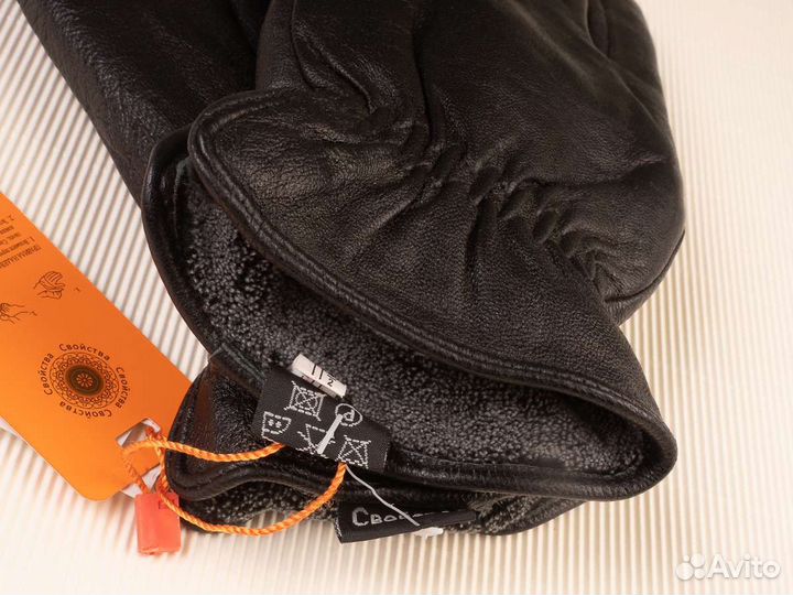 Мужские кожаные перчатки