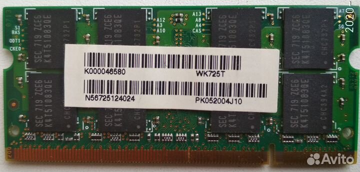 Оперативная память samsung М470T2953EZ3-CE6 1Gb