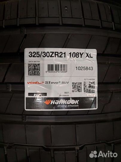 Hankook Ventus S1 Evo3 SUV K127A 325/30 R21 и 285/35 R21