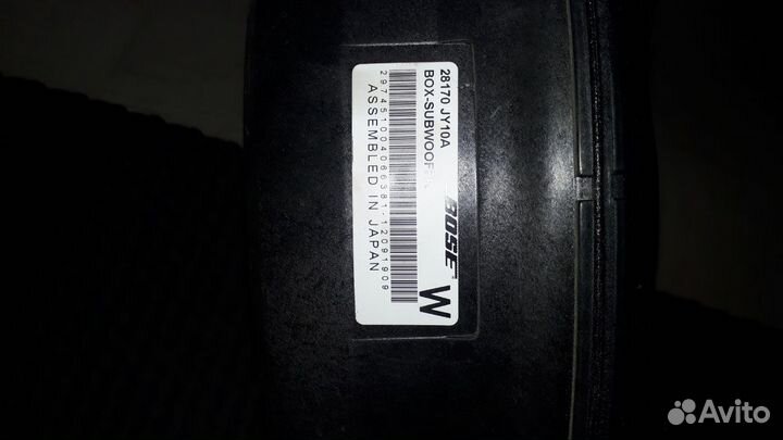 Сабвуфер bose 28170-JY10A в запаску