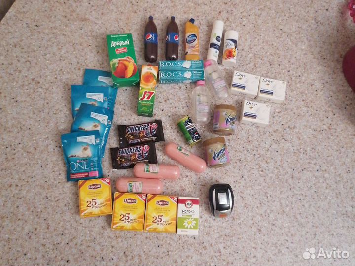 Мини продукты из ленты