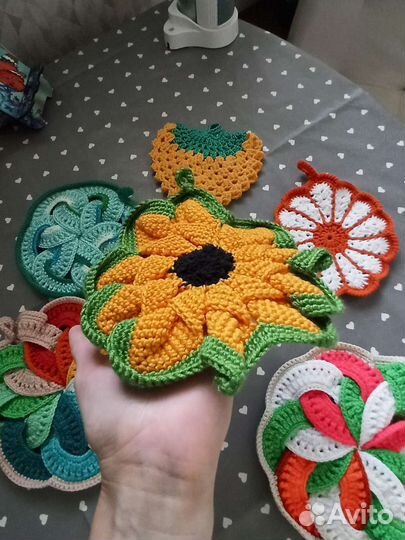 Прихватка ручной работы