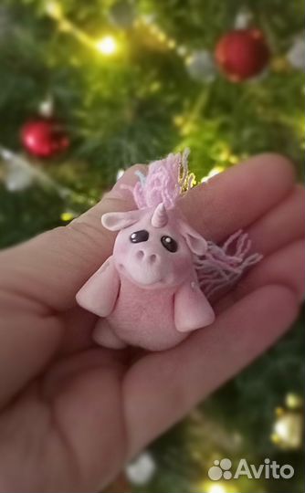 Единорог игрушка для куклы