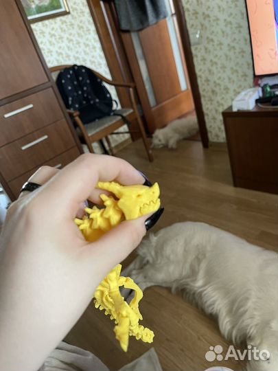 Скелет дракон подвижный