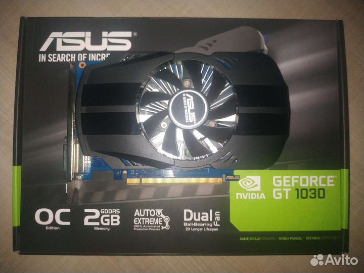 Видеокарта asus geforce gt 1030