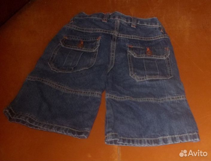 Бриджи джинсовые