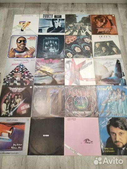 Виниловые пластинки разных жанров
