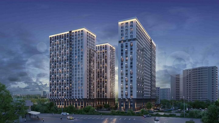 2-к. квартира, 51,5 м², 11/25 эт.