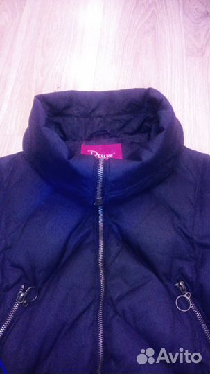 Пуховик черный