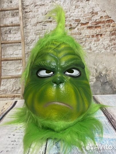 Гринч маска и перчатки