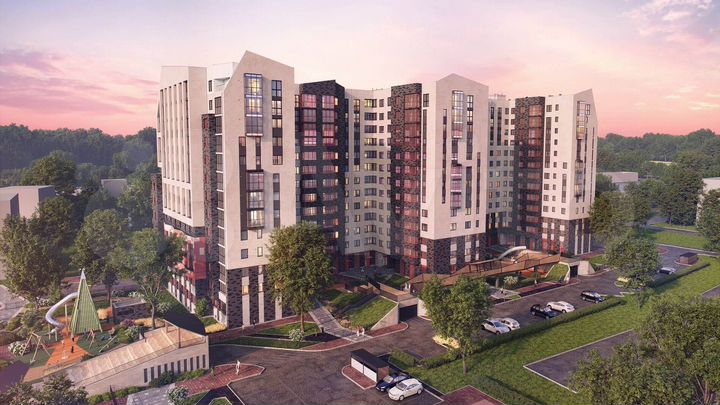 2-к. квартира, 65,4 м², 7/13 эт.