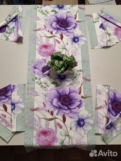 Дорожка кухонная с салфетками