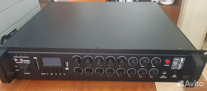 LEV-500DC PASystem микшер усилитель трансформаторн