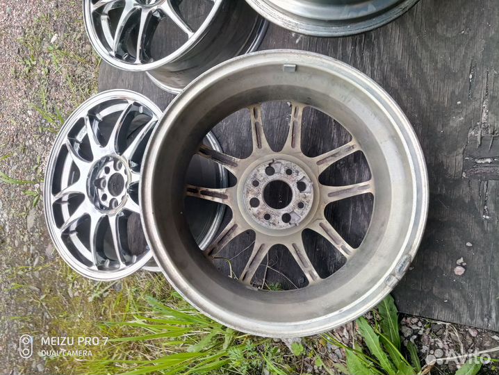Work Emotion CR-KAI в хроме215/45 R17 4x100 Dunlo