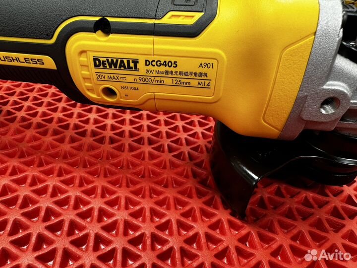 Бесщеточная угловая шлифмашина dewalt DCG405N