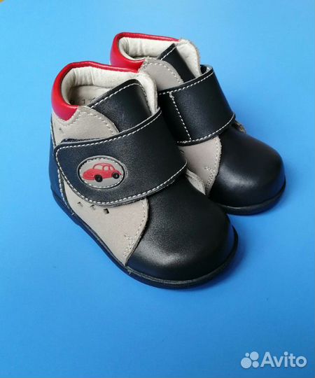 Обувь кожаная на первый шаг