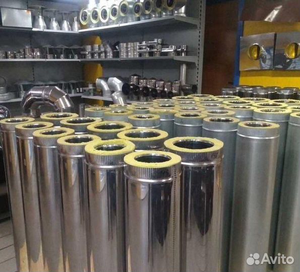 Сэндвич-труба Для Дымохода 200х300, L-1м