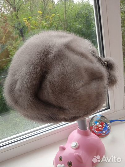 Берет женский норковый