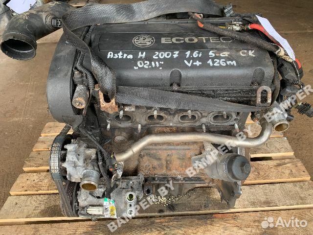 Z16XER Двигатель к Opel Astra, 2007 г. 1.6 л, бенз