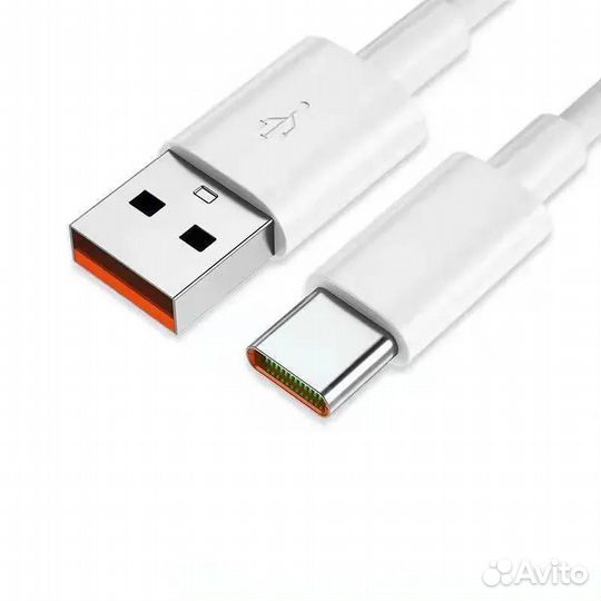 Кабель USB Type-C 6A/120W Fast Charging, 1 метр