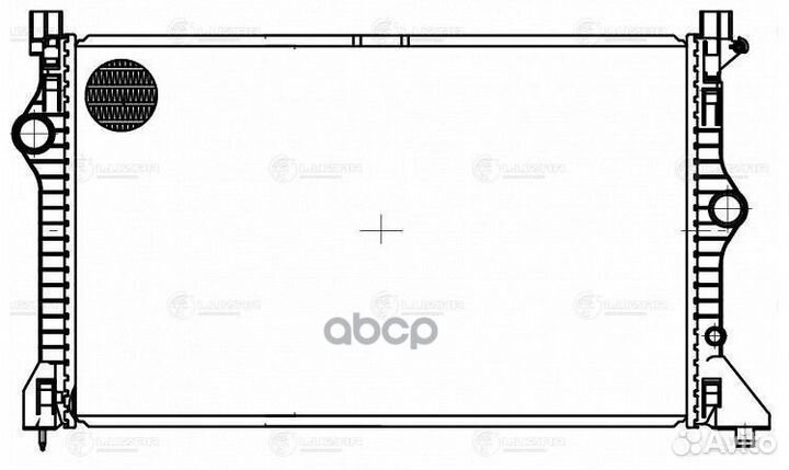 Радиатор охлаждения двигателя LRC1509 luzar