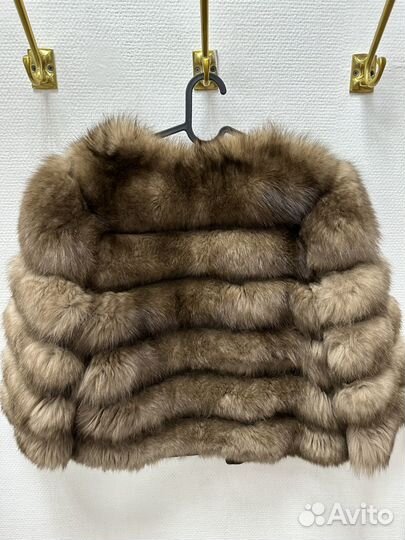 Шуба из песца