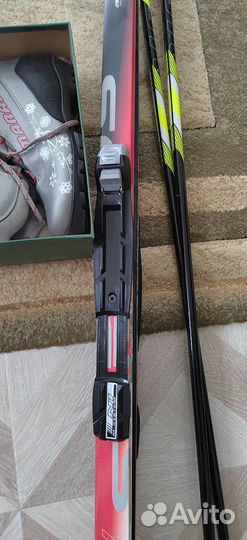 Лыжи палки ботинки
