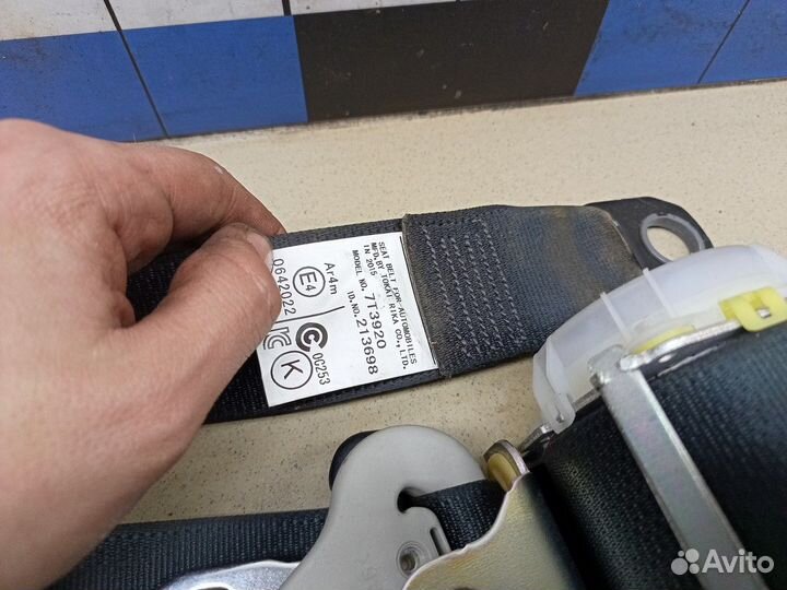 Ремень безопасности RAV 4 2013