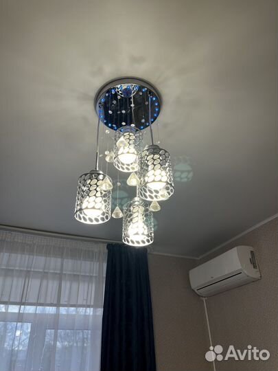 Люстра с подвеской без пульта