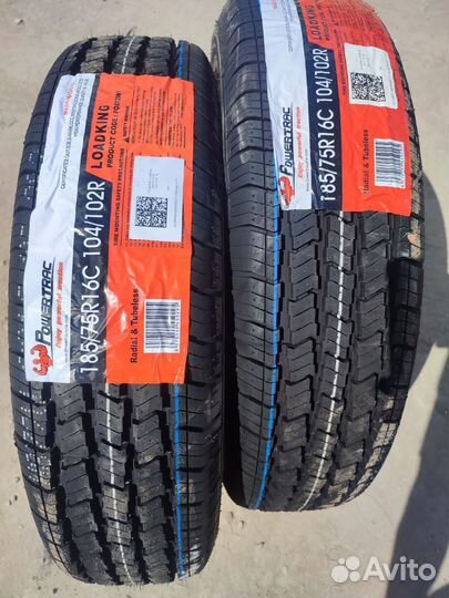 Новые шины 185/75 R16C Powertrac Loading 104/102 R