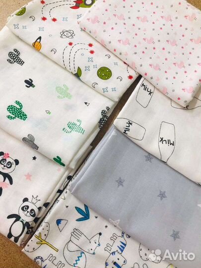 Пелёнки новые хб Муслин Турция