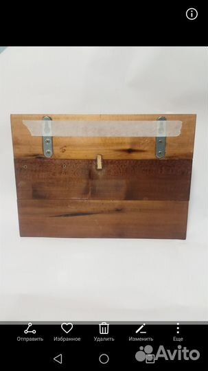 Ключница полка деревянная ручной работы