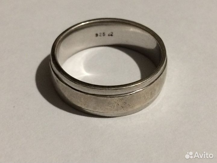 Серебряное кольцо мужское
