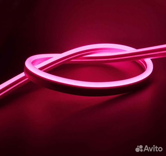 Светодиодный тонкий гибкий неон 8х16мм ip68