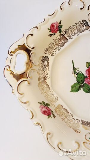 Блюдо на ножке фарфор Германия