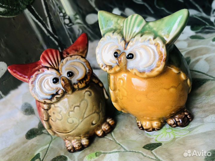 Сувенир сова керамика