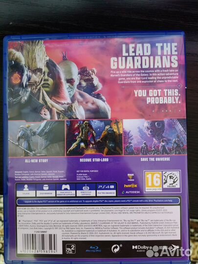 Стражи галактики ps4