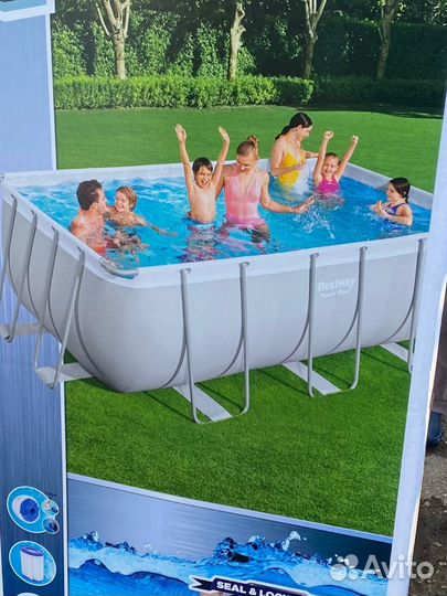 Каркасный бассейн 488х244х122 см