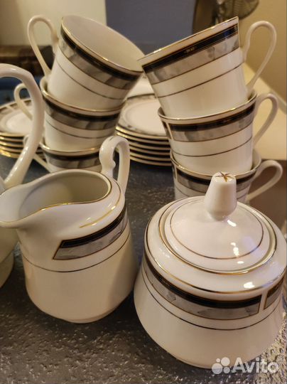 Сервиз чайно-кофейный кнр Great wall ceramic