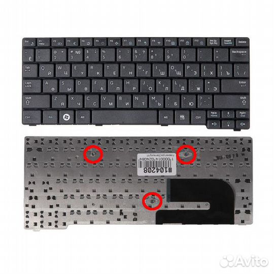 Клавиатура для ноутбука Samsung N140, N145, N148