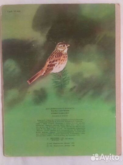 Книга «Птицы в нашем лесу» 1984 / Вера Чаплина