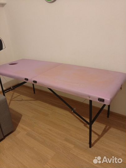 Массажная кушетка складная с отверстием