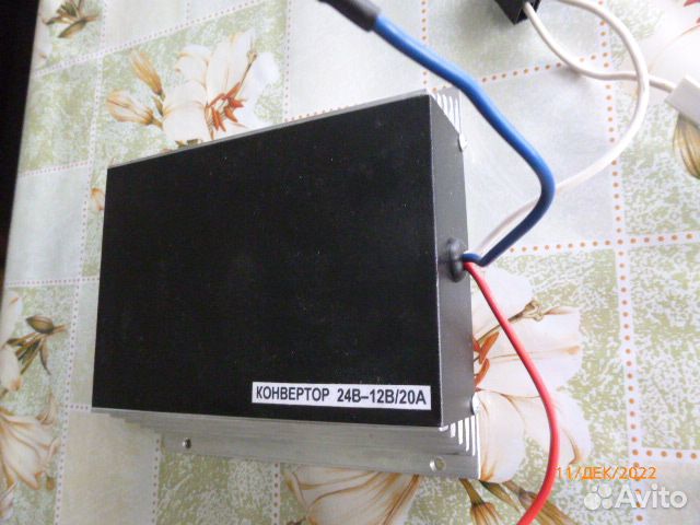 Преобразователь напряжения 24 в на 12в