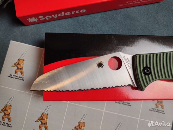 Складной нож Spyderco SC217GS Caribbean