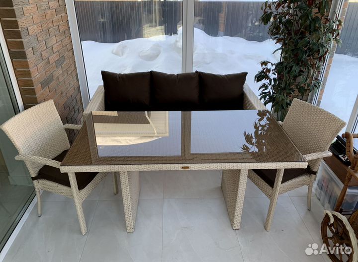 Садовая мебель из ротанга